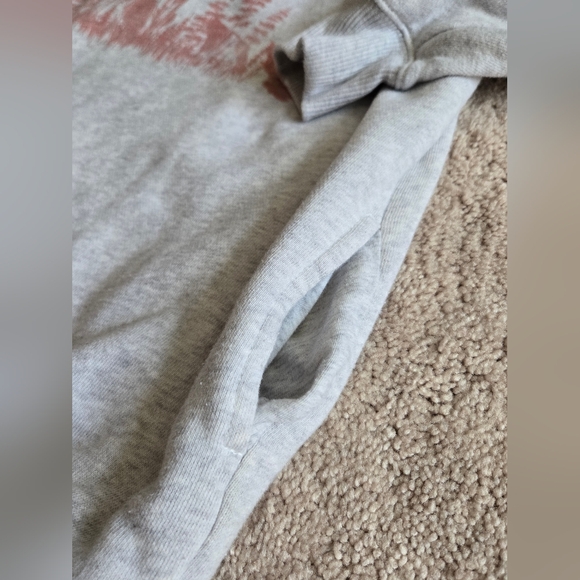 Aerie Alaska Mock Neck Sweatshirt In Gray Color - Picture 7 of 11